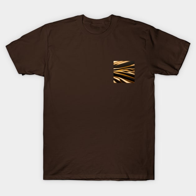 GOLD AND LINES T-Shirt by INNOVA CREATIONS